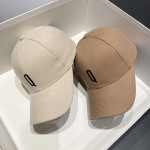 韩版ins毛呢刺绣字母棒球帽子女秋冬季百搭休闲硬顶网红鸭舌帽潮