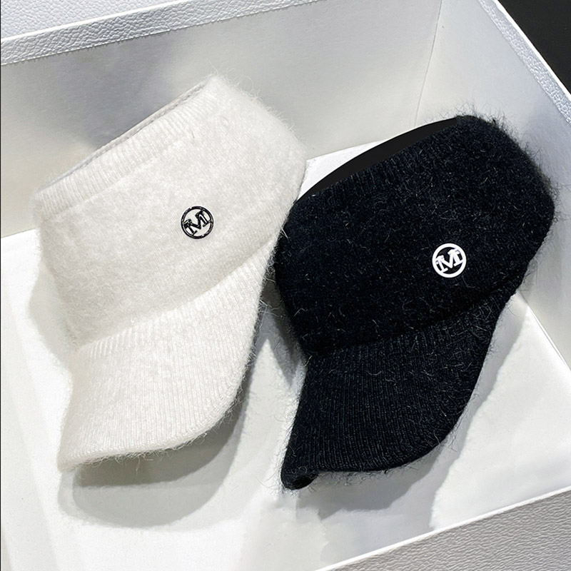 空顶帽运动百搭女秋冬季可扎马尾