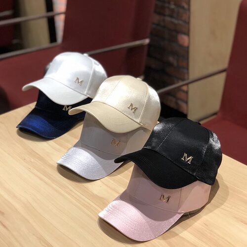 春夏韩版丝光M棒球帽女防晒