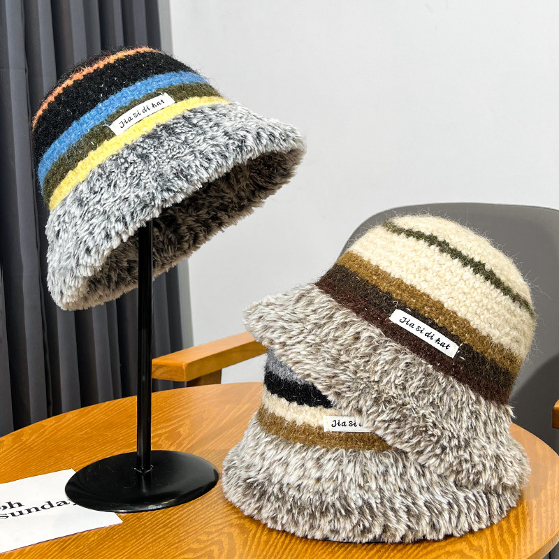 秋冬季美拉德针织毛线帽子女韩版显脸小渔夫帽日系大头围保暖盆帽,服饰配件/皮带/帽子/围巾,帽子,淘宝优惠券,粉丝福利购,淘宝优惠卷