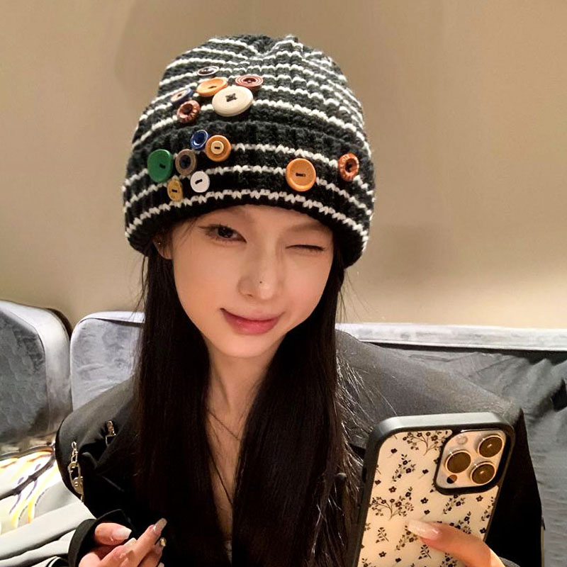 针织帽逛街休闲女秋无檐厂家直销