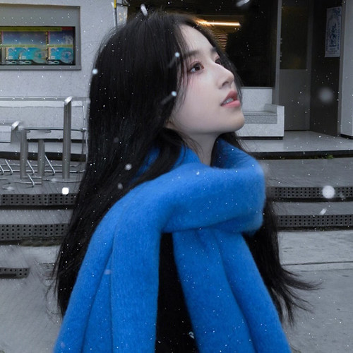 灵允秋冬纯色软糯围巾女厂家直销
