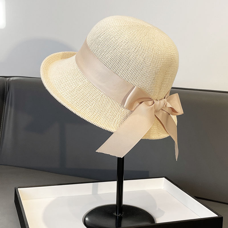 春秋季遮阳渔夫帽子女款2026新款韩版卷边百搭英伦防晒礼帽太阳帽