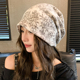 包头帽 时尚 日系小众扎染印花堆堆帽子女百搭月子帽2026春秋季 新款