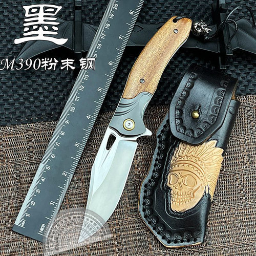 高硬度M390粉末钢小刀坚固实用