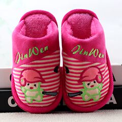 Pantoufles enfants en suède pour hiver - Ref 987177 Image 11