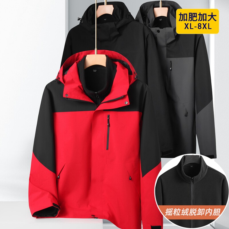 冬季加肥加大码棉衣保暖