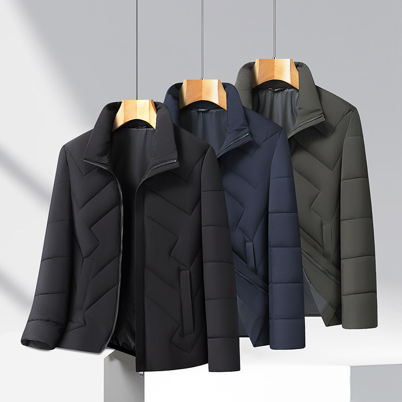 加大码男士棉衣2025新款加厚棉服中年爸爸冬装外套中老年羽绒棉袄