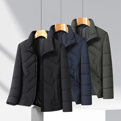 男士宽松防风防水加肥加大码棉衣