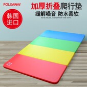 韩国进口foldaway宝宝爬爬垫加厚家用婴儿儿童地垫爬行垫游戏垫子