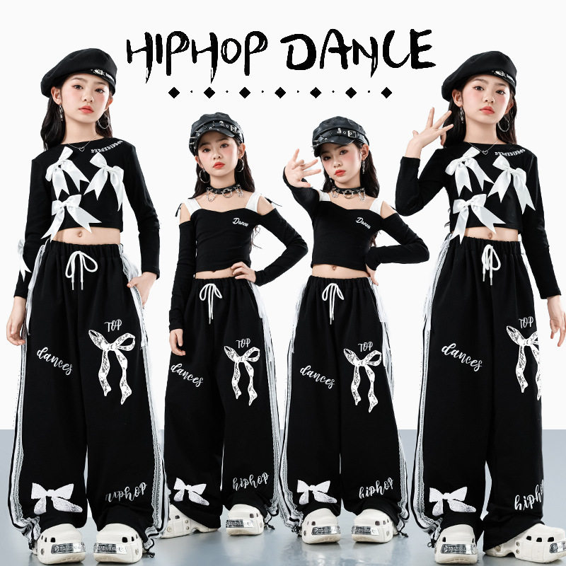 女童爵士舞jazz走秀甜酷表演服