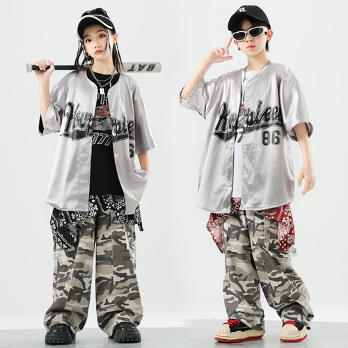 儿童街舞演出服嘻哈hiphop套装