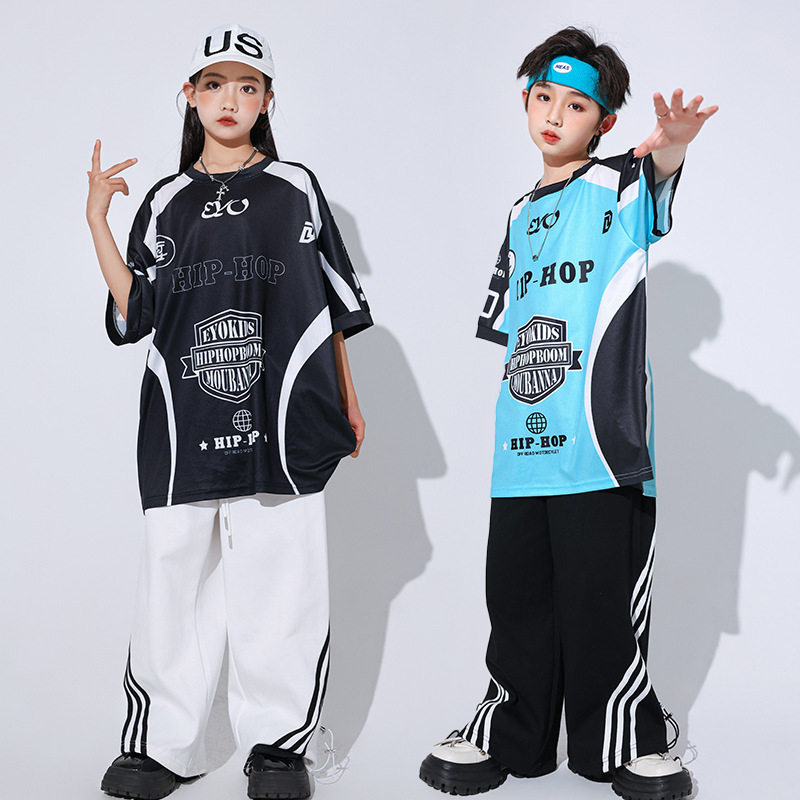 儿童街舞演出服运动速干套装