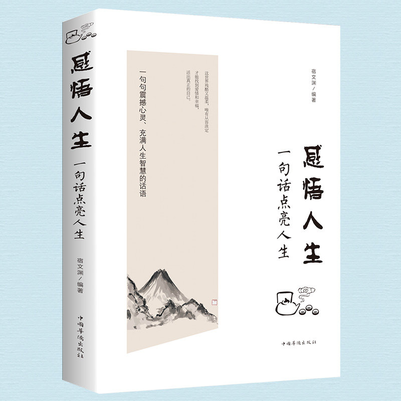 正版现货 感悟人生 一句话点亮人生 从容感悟人生 心灵励志文学(平装)