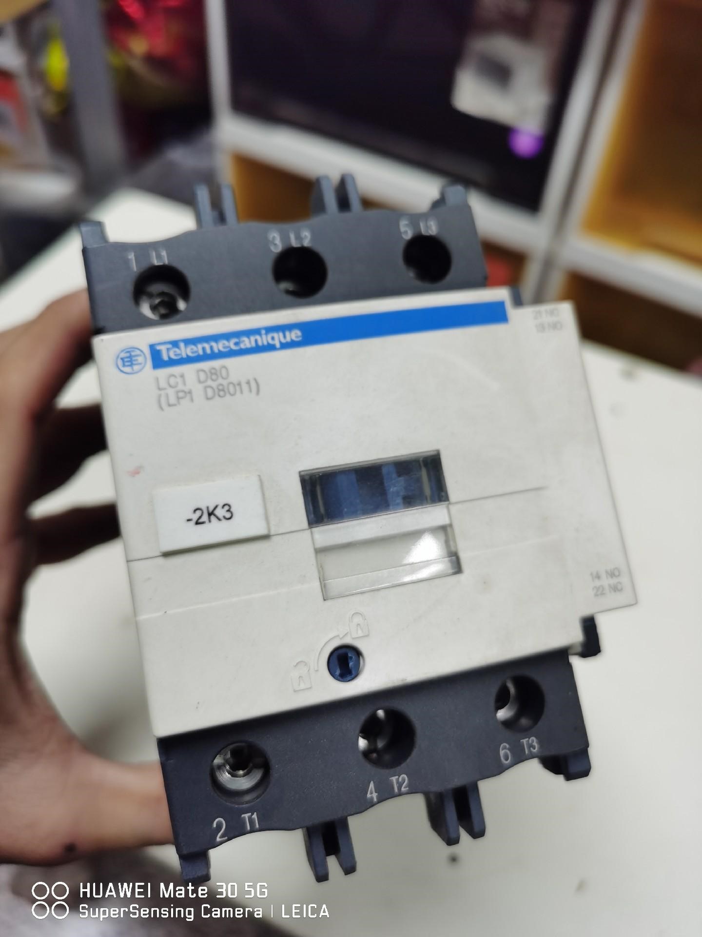 施耐德 LC1 D80 接触器 24V线圈 拆机件功能完好，