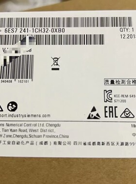 6ES7241-1CH32-0XB0全新未拆封
