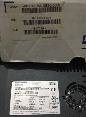 科尔摩根 AKD-B00306-NBSQ-0000，全新原包