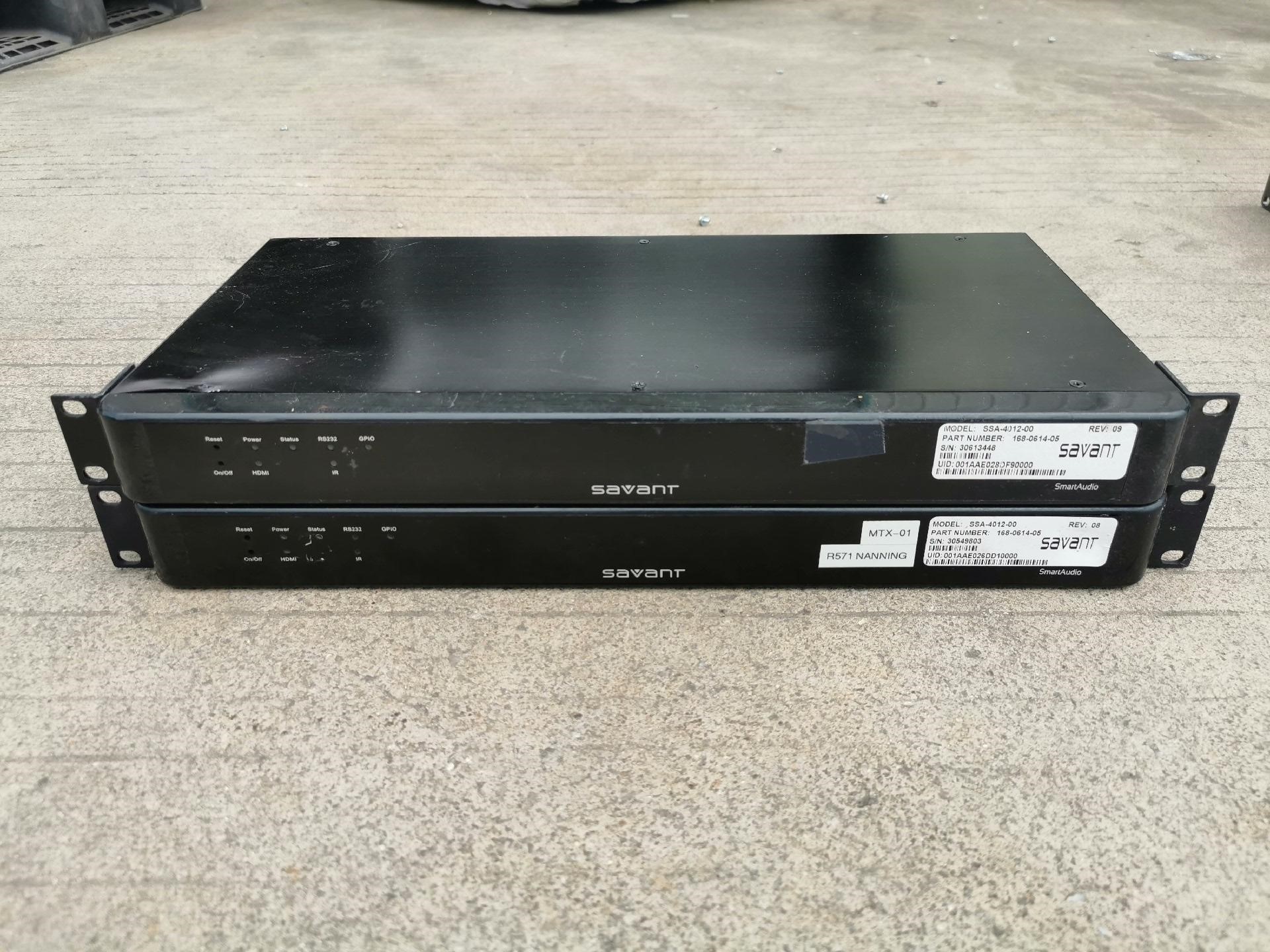 美国SAVANT赛万特智能功放SSA-4012-00