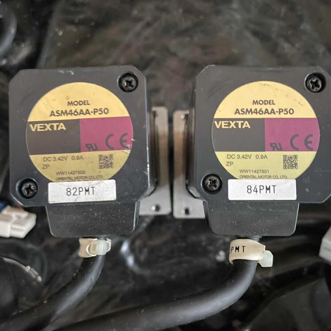 进口拆机东方步进电机ASM46AA-P50，带个50比1减速