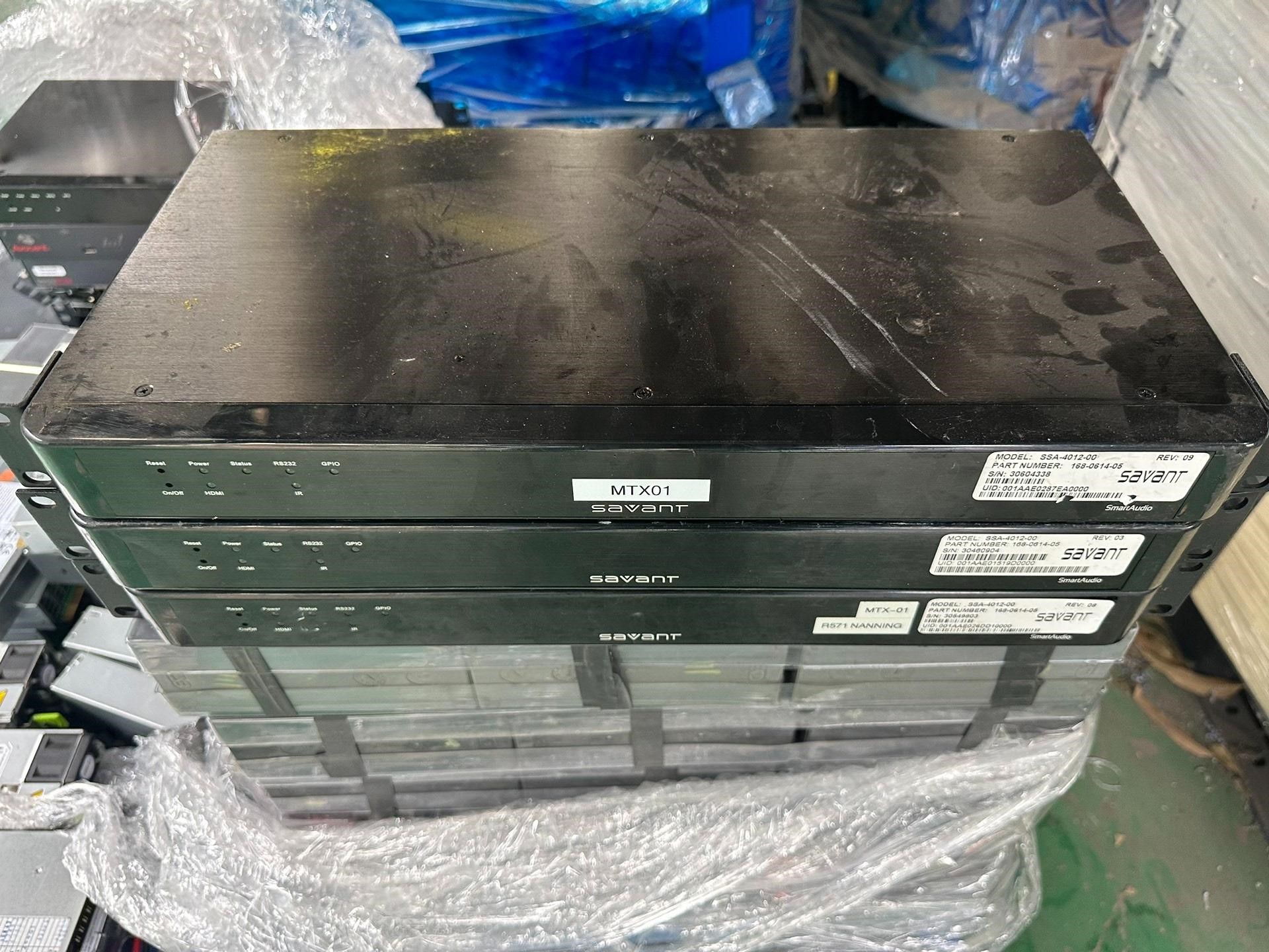 美国SAVANT赛万特智能功放SSA-4012-00，数量4