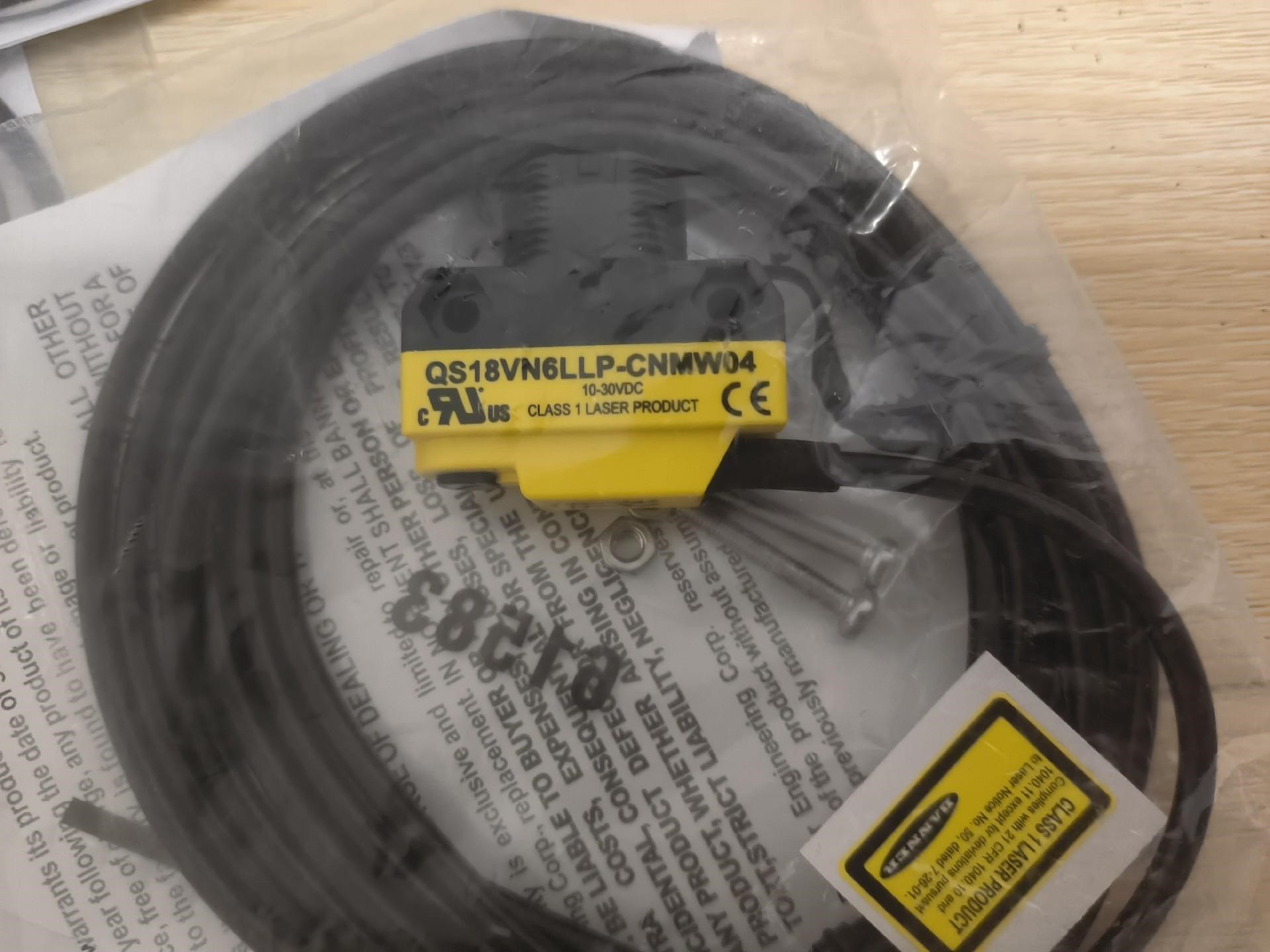 全新原装正品邦纳传感器，型号:QS18VN6LLP-CNMW