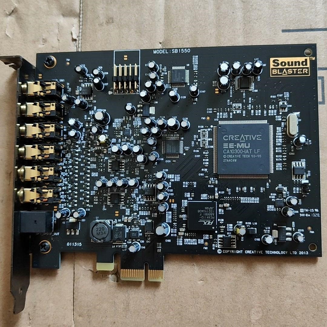 创新A5 7.1内置声卡电脑台式机5.1独立PCI-E专业主