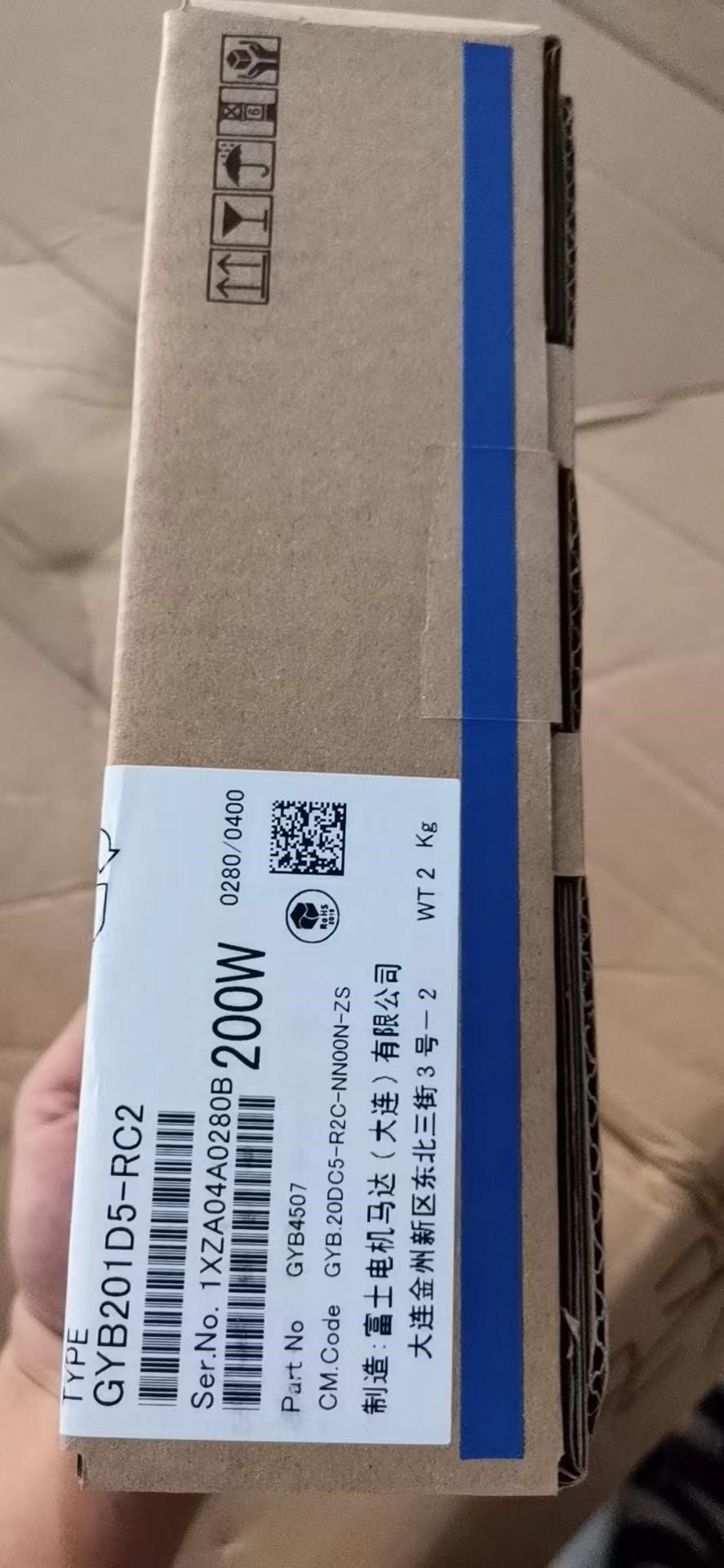 富士伺服电机GYB201D5-RC2，现货100台