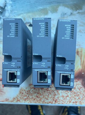三菱Q系列PLC模块Q13UDVCPU二手拆机的成色非常好，