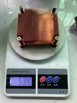 Cpu散热底座，775架构，硬件防火墙拆机，全铜，带底座共5