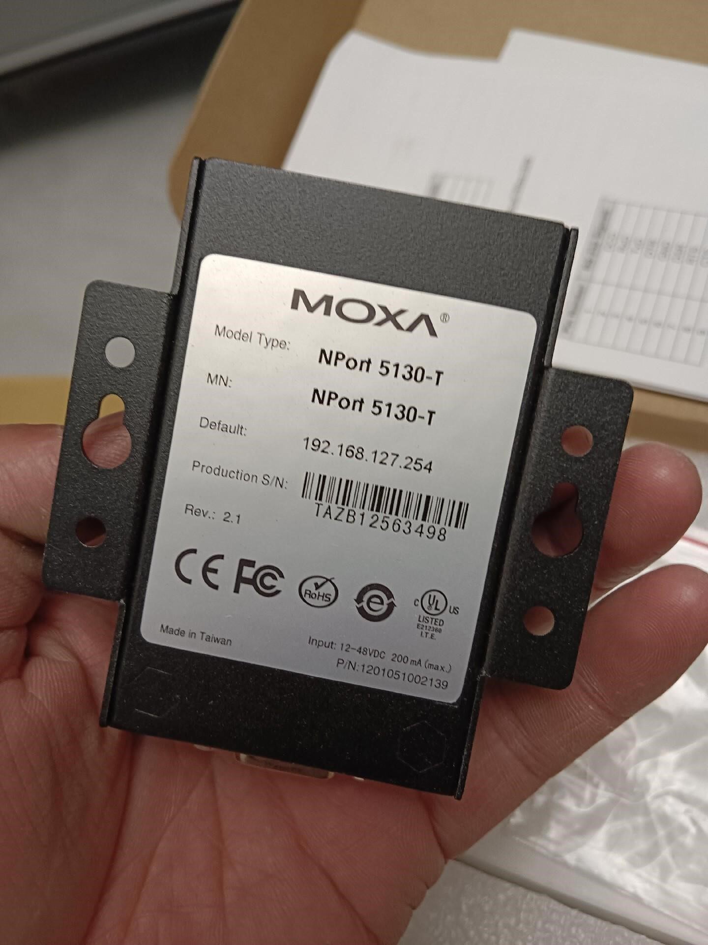 摩莎 MOXA NPORT 5130-T全新