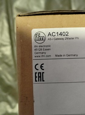 易福门德国易福门AC1402全新原装，合适私聊！