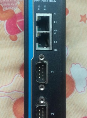 MOXA IA5250A moxa工业用串口服务器，网口电源