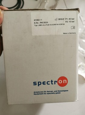 原装进口spectron梅塞尔手动调压阀减压阀LE61-4-