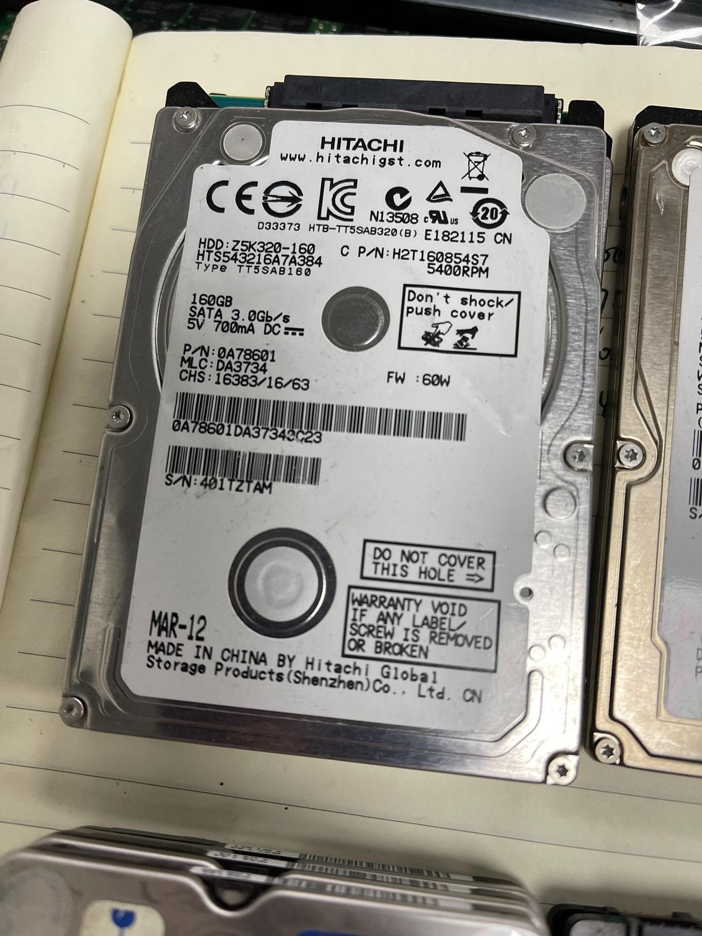 笔记本160G 250G 320G 500G 1T机械硬盘