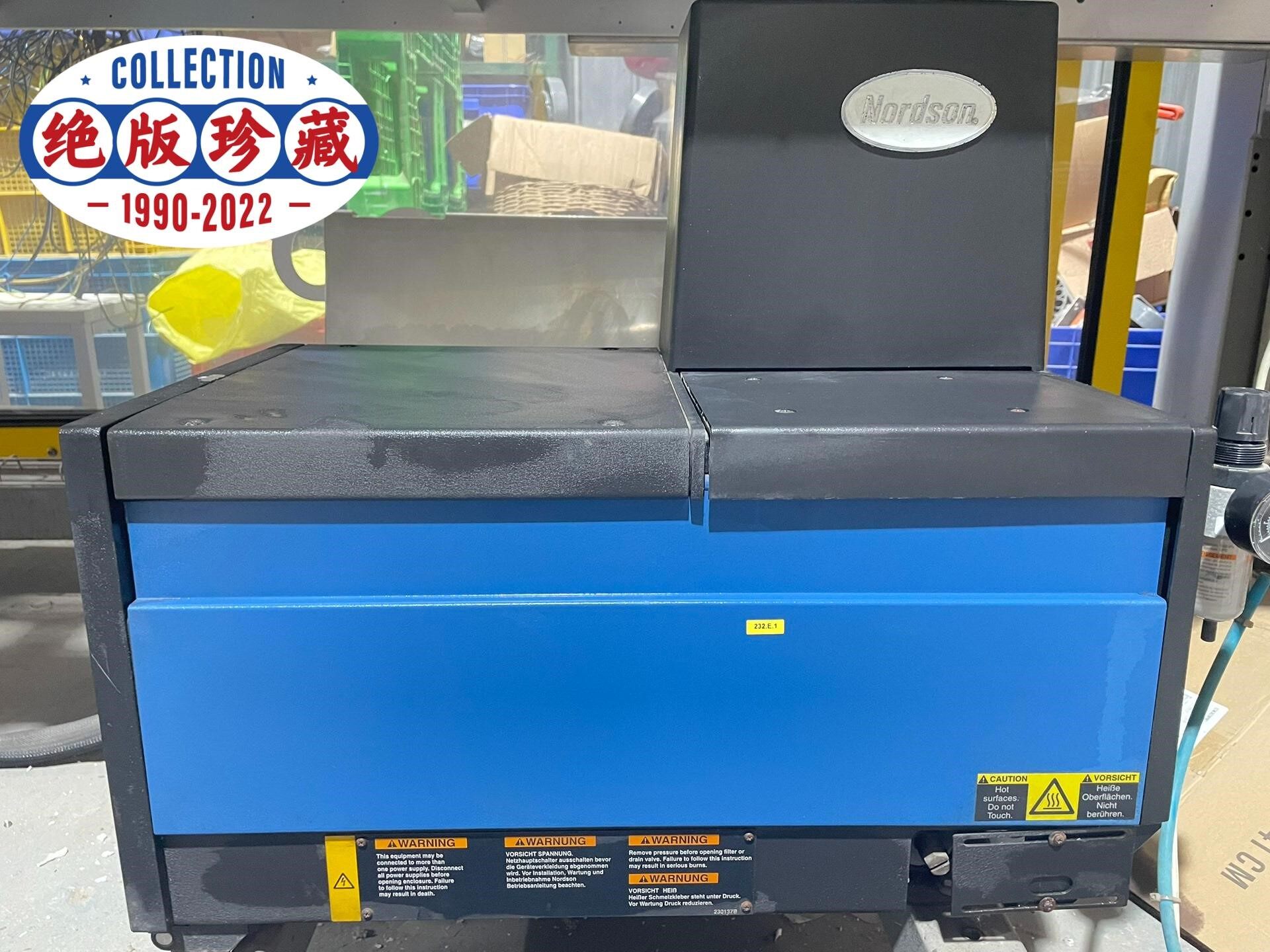 Nordson诺信热熔胶机，装机后仅测试过一次，实物外观如图