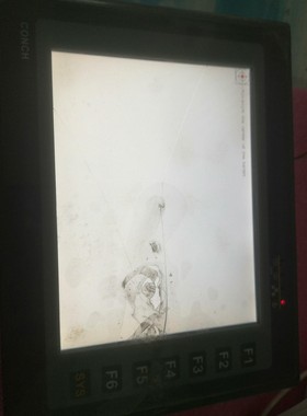 二手拆机，台湾琦胜CONCH触摸屏HM-770S 玻璃碎，配