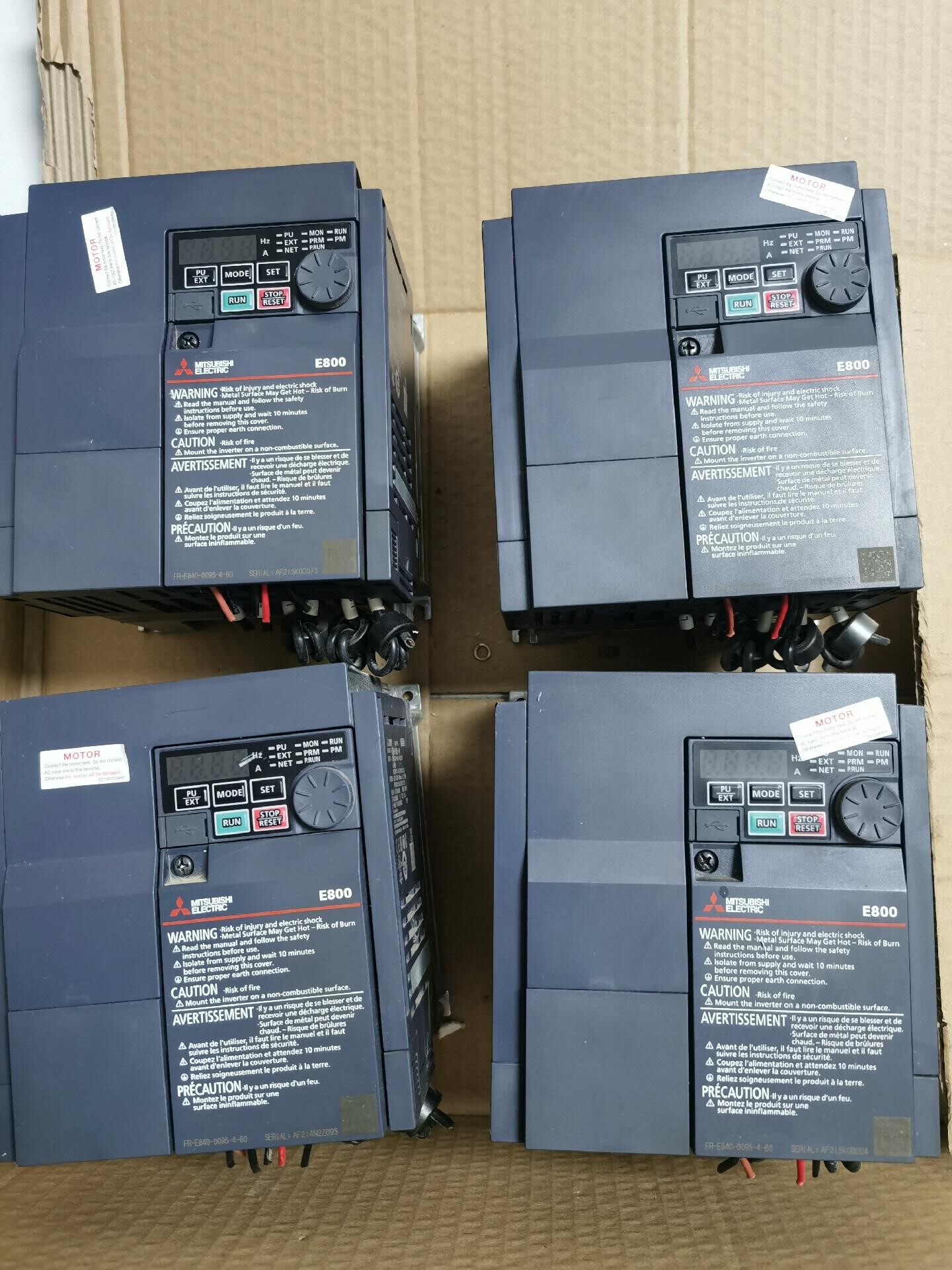 三菱e800变频器,试验机用的很少.包好,半价出售,可充新.