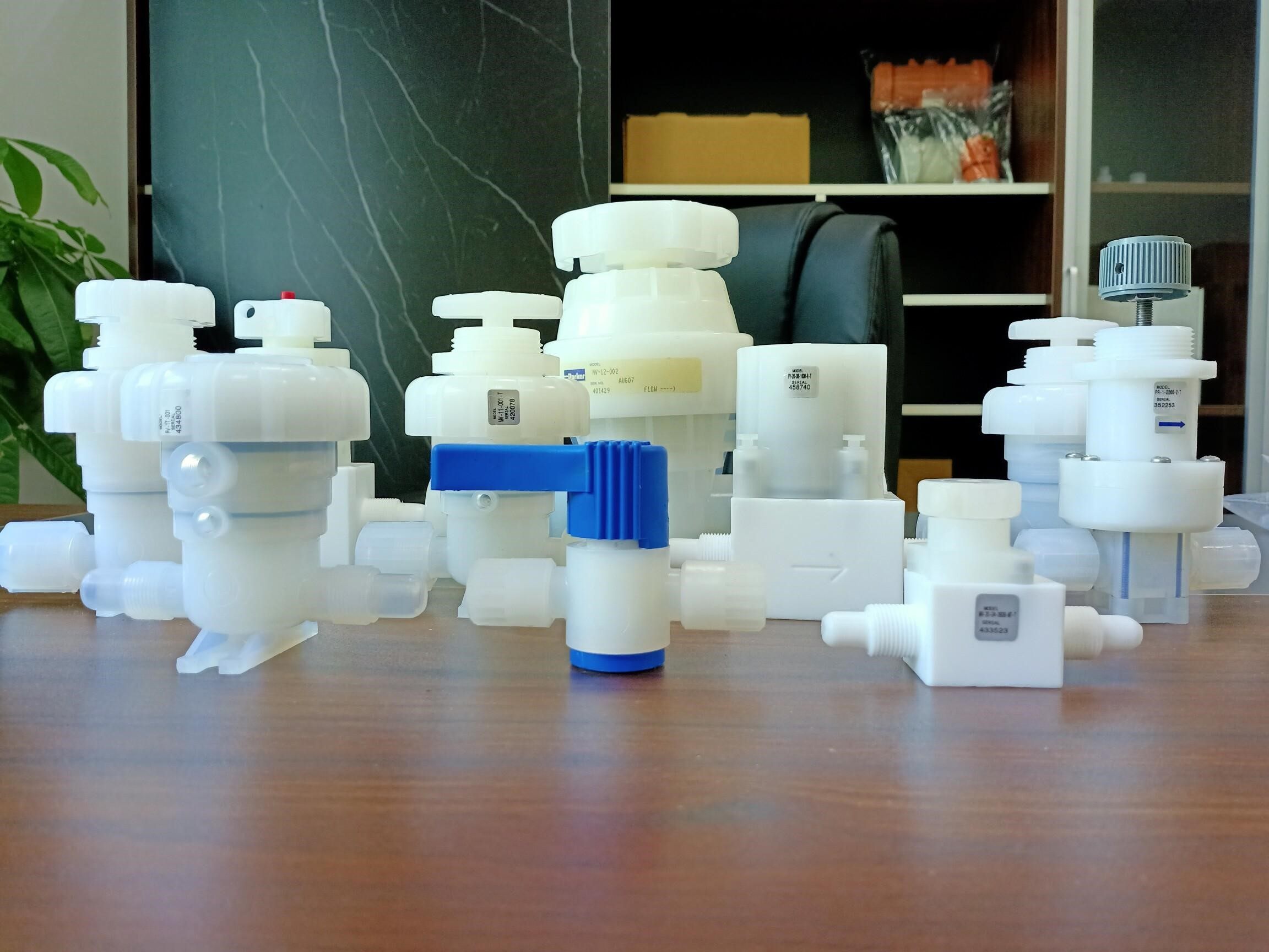 原装正品PFA隔膜阀 药液阀 派克PARKER手动阀  气动