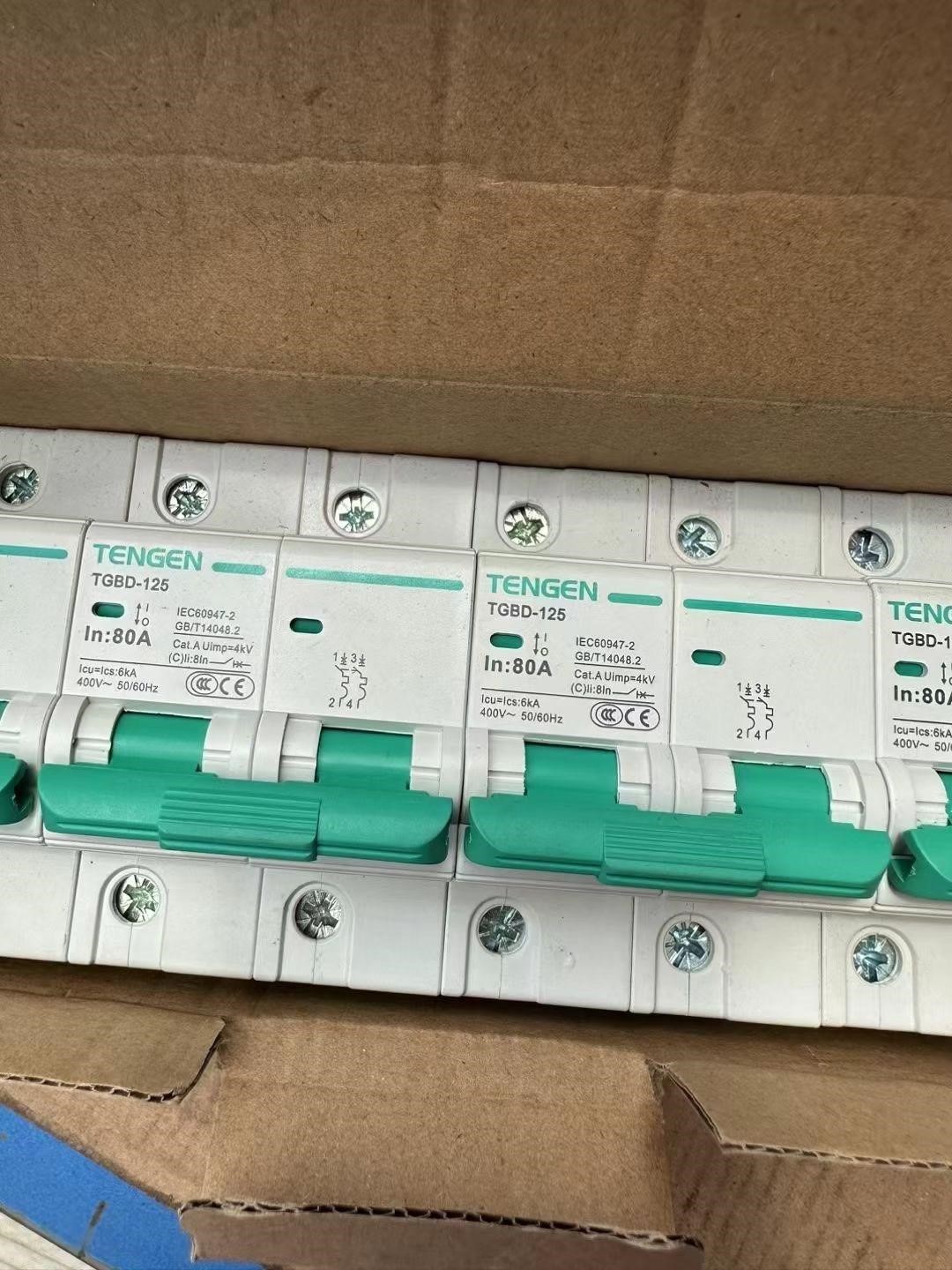 天正电气微断NC TGBD-125 2P80A 单价13元数