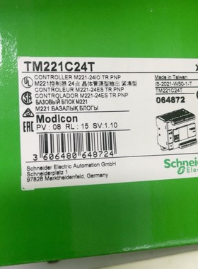 施耐德plc，TM221C24T