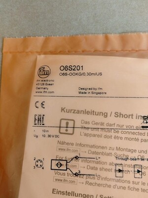 易福门易福门接近开关O6S201，O6E202