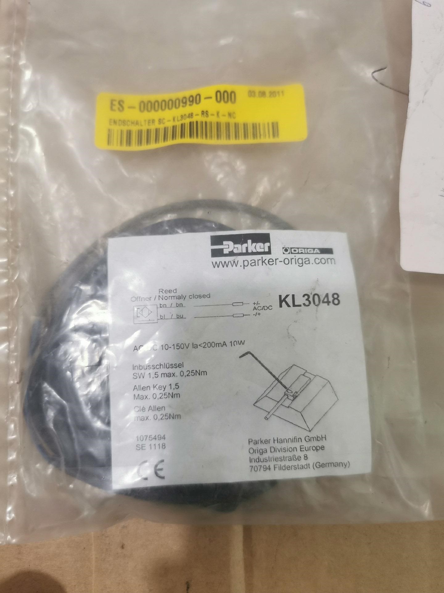 原装全新Parker派克KL3048无杆气缸磁性开关传感器,