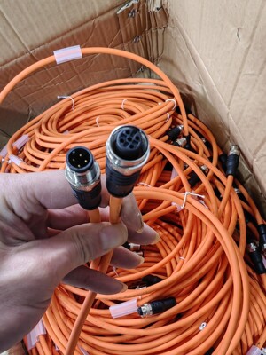 艾查4芯M12 2米连接线AL-WAK4-3-AL-WRS4