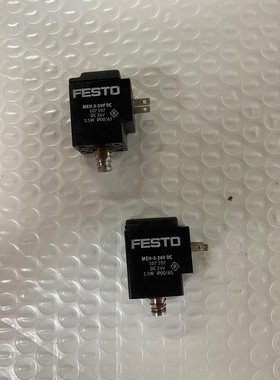 费斯托电磁阀线圈MEH-3-24VDC 107107成色如图