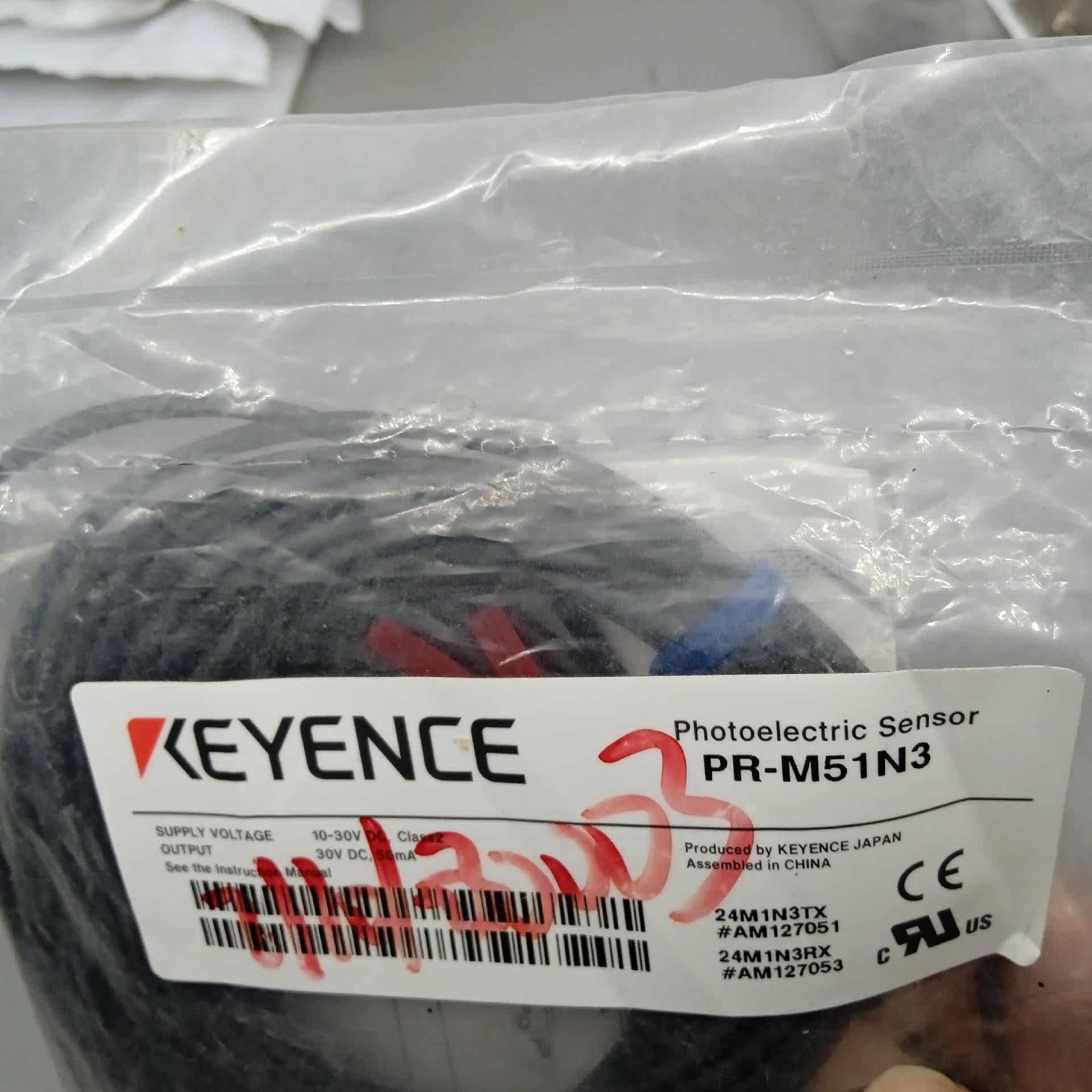 全新原装正品基恩士传感器PR-M51N3工程剩余一个