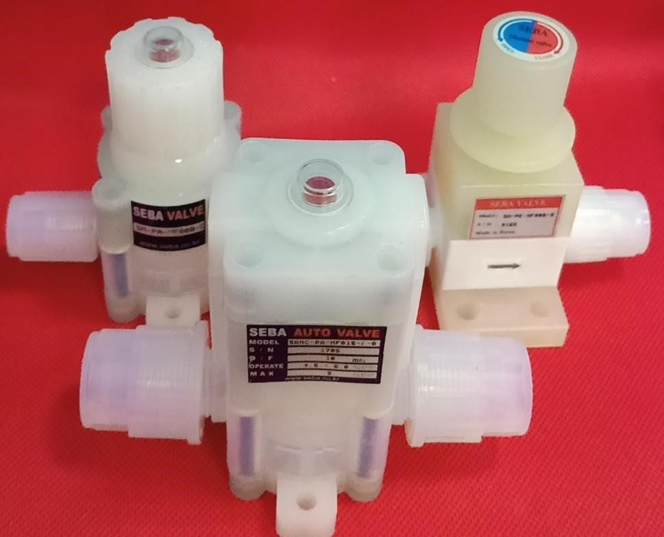 PFA气动阀 手动阀 韩国SEBA赛班隔膜阀