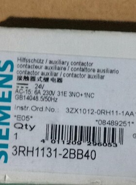 西门子3RH1131-2BB40  193-4CD20-0A