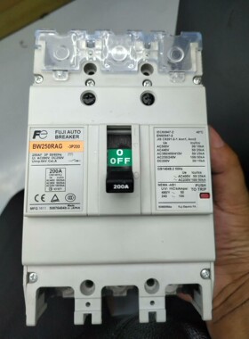 Fe/富士拆机正品塑壳断路器 BW250RAG， 3P200