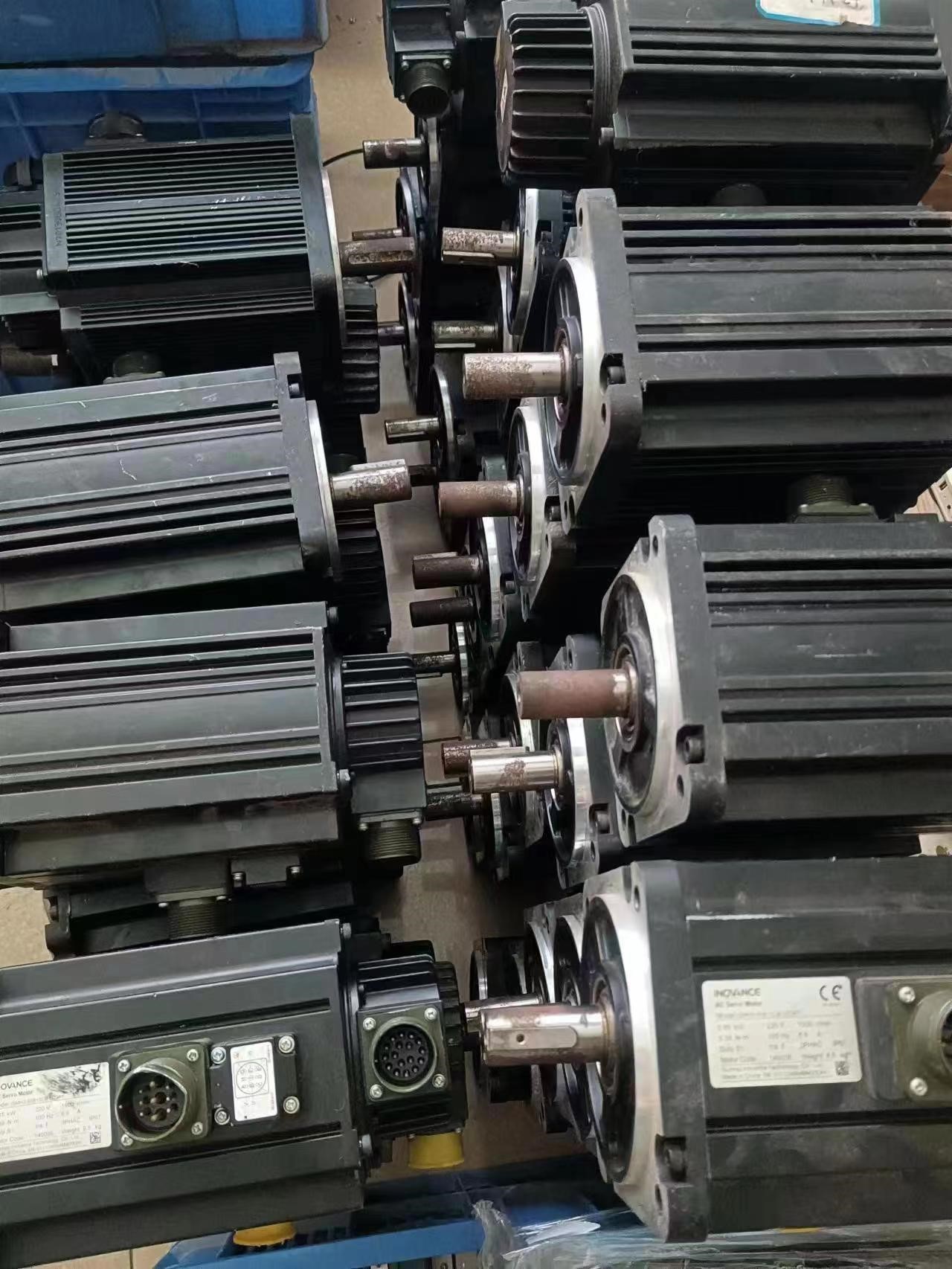 二手拆机汇川850w带刹车电机0.85kw刹车电机ismh3