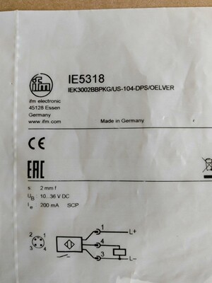 易福门易福门易福门易福门接近开关IE5318